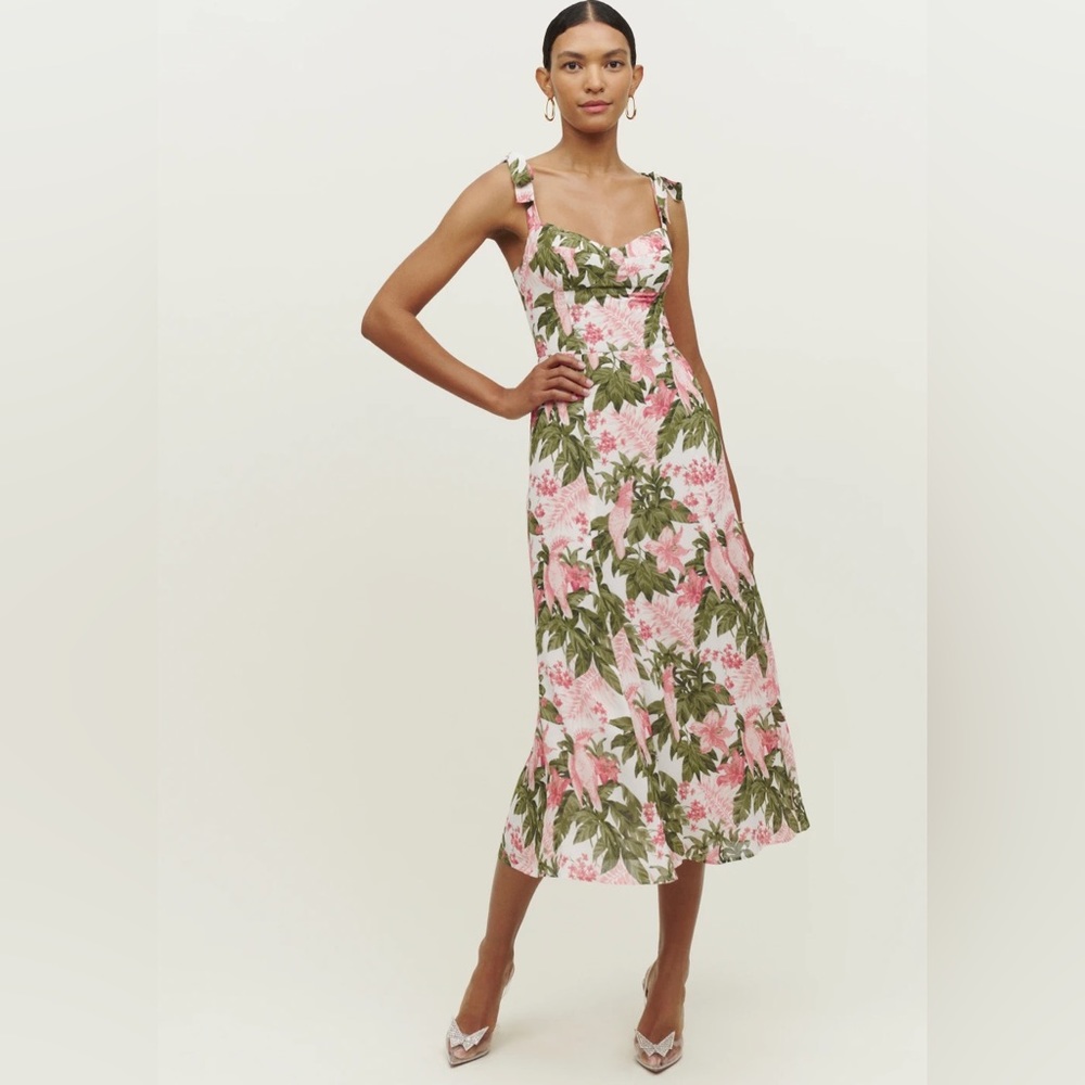 Reformation Nadira midi dress NWT